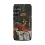 Trompe-l’oeil Breakfast - Gijsbrechts Samsung Case, Galaxy S25 Plus / Matte, Smartphone Case Still-life Painting Lobster Objects