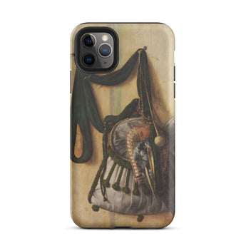 Trompe-l’oeil with Falconry Bag - Gijsbrechts Iphone Case, 11 Pro Max / Matte, Phone Case Painting Purse