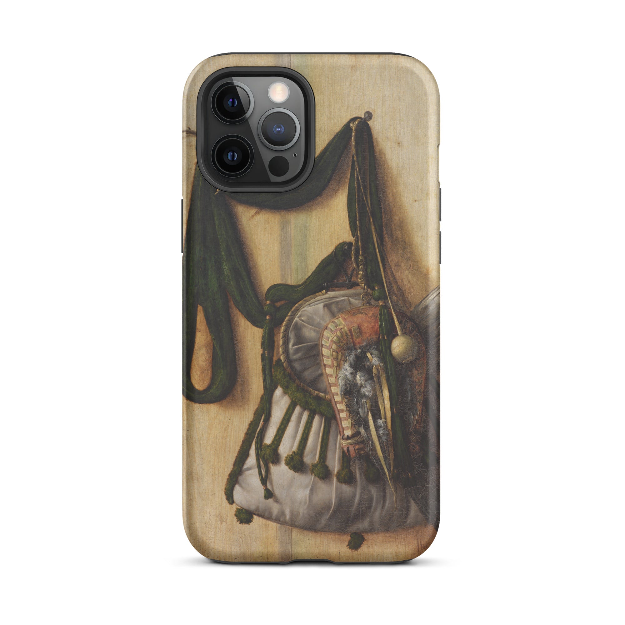 Trompe L’oeil with Falconry Bag Gijsbrechts Iphone Case, 12 Pro Max / Matte, Phone Case Painting Sporran