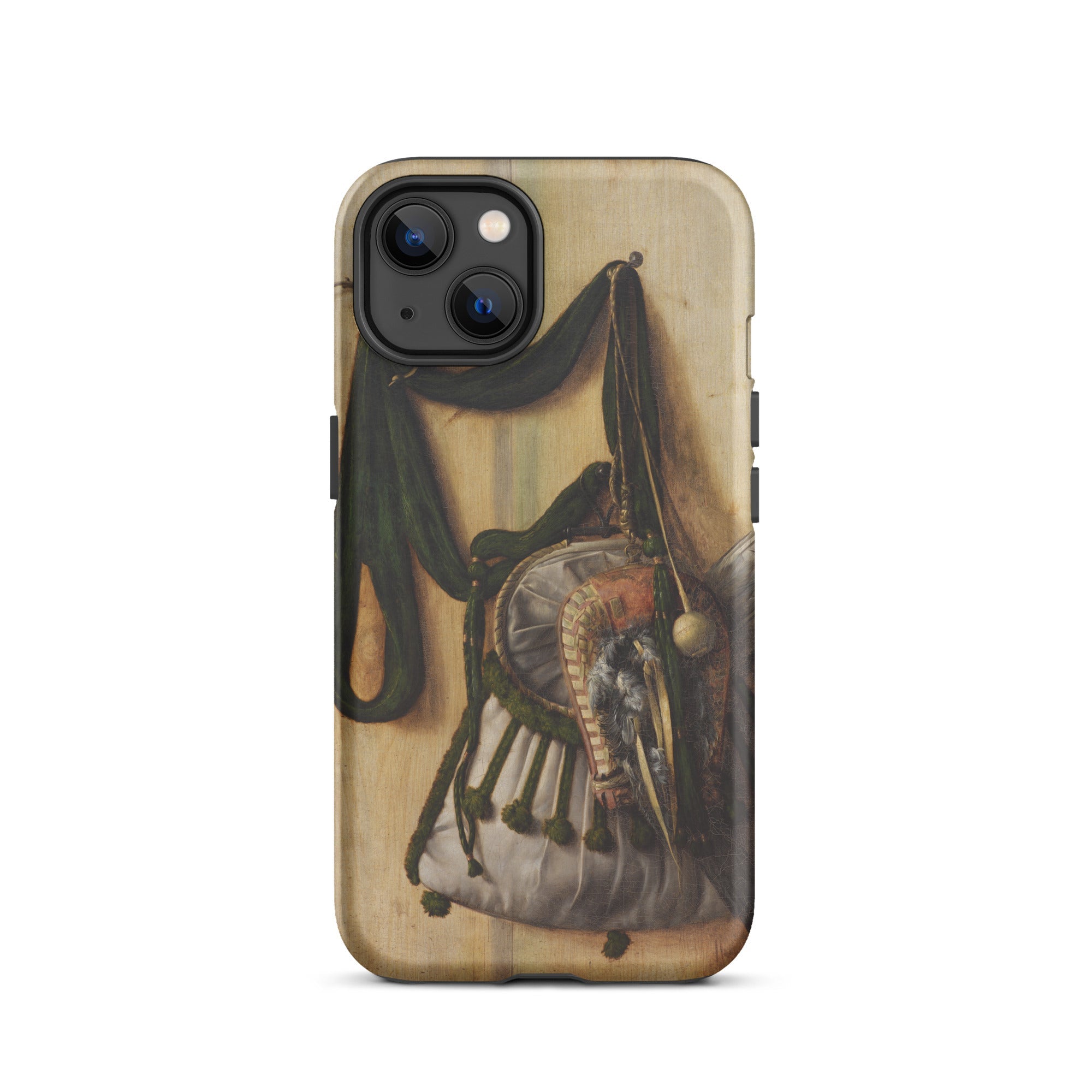 Trompe L’oeil with Falconry Bag Gijsbrechts Iphone Case, 13 / Matte, Phone Case Painting Bagpipe