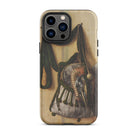 Trompe L’oeil with Falconry Bag Gijsbrechts Iphone Case, 13 Pro Max / Matte, Iphone Case Vintage Purse Design