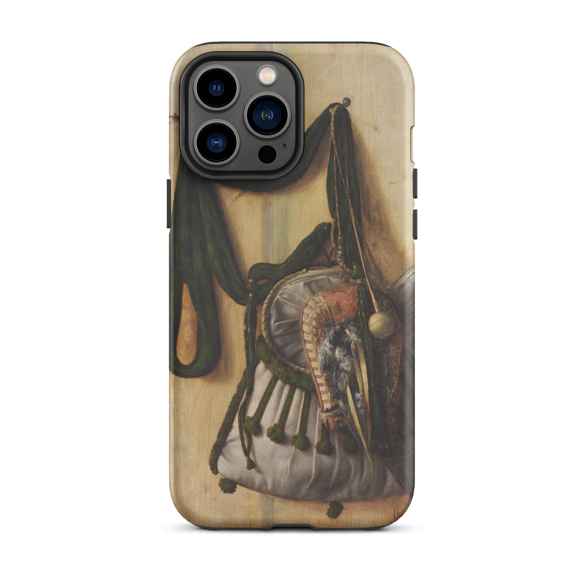 Trompe L’oeil with Falconry Bag Gijsbrechts Iphone Case, 13 Pro Max / Matte, Iphone Case Vintage Purse Design