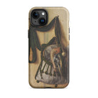 Trompe L’oeil with Falconry Bag Gijsbrechts Iphone Case, 15 Plus / Matte, Artistic Phone Case