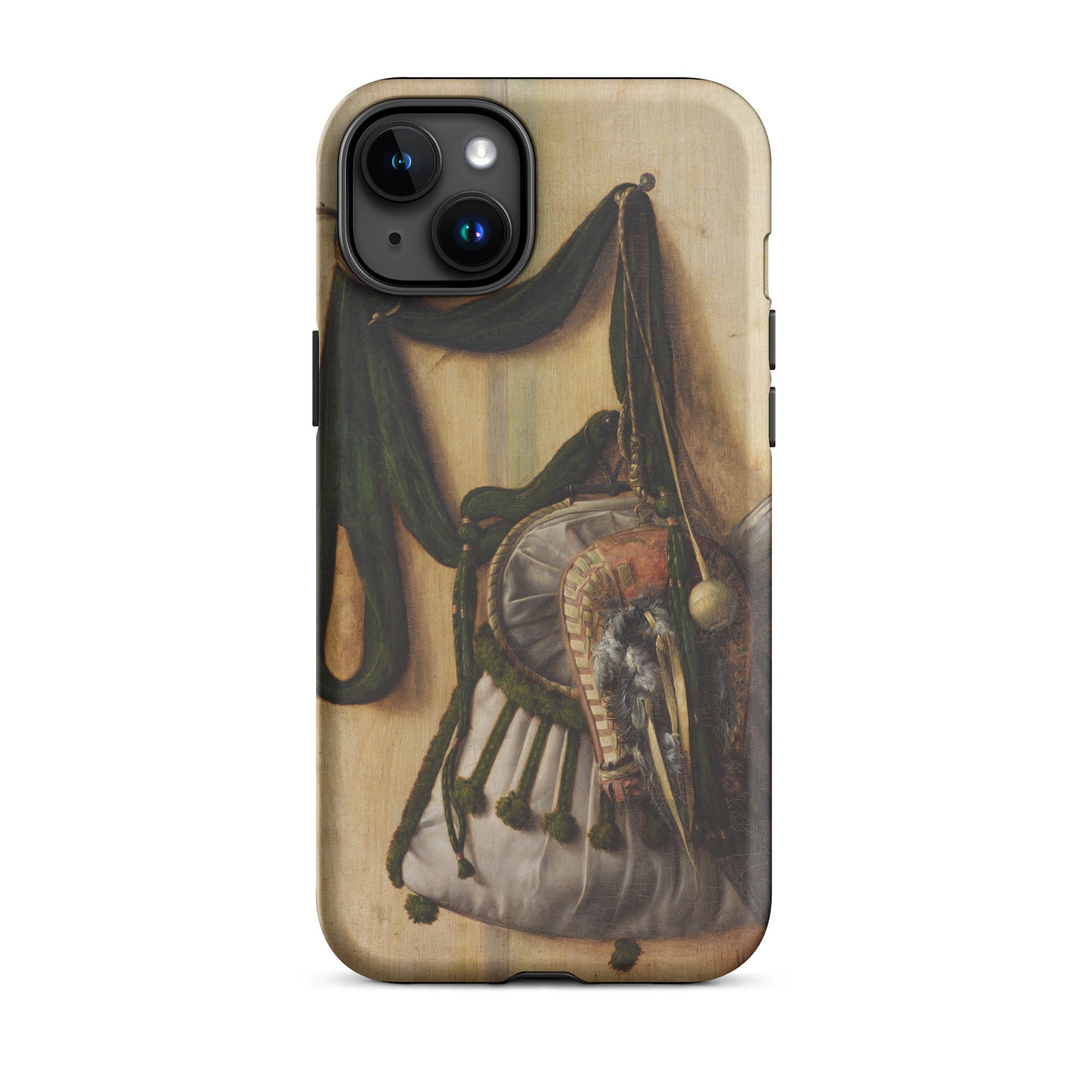 Trompe L’oeil with Falconry Bag Gijsbrechts Iphone Case, 15 Plus / Matte, Artistic Phone Case