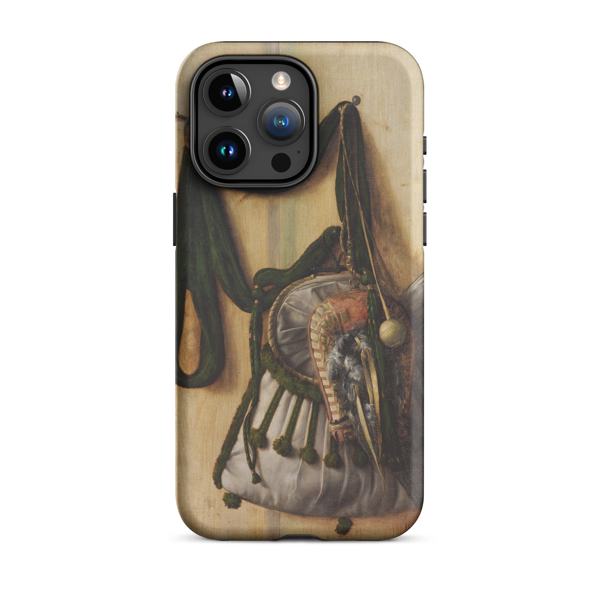 Trompe L’oeil with Falconry Bag Gijsbrechts Iphone Case, 15 Pro Max / Matte, Art Printed Phone Case