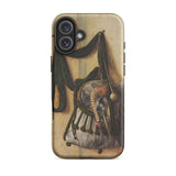 Trompe-l’oeil with Falconry Bag - Gijsbrechts Iphone Case, 16 Plus / Matte, Phone Case Painting Bagpipe