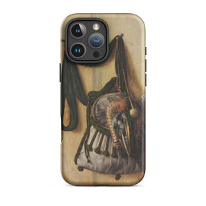 Trompe-l’oeil with Falconry Bag - Gijsbrechts Iphone Case, 16 Pro Max / Matte, Iphone Case Painting Sporran