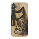 Trompe L’oeil with Falconry Bag Gijsbrechts Iphone Case, x / Matte, Phone Case Painting Pouch
