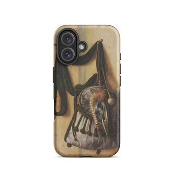 Trompe-l’oeil with Falconry Bag - Gijsbrechts Phone Case Iphone 16 / Matte Phone Case Painting Sporran Gijsbrechts Falconry Bag, Hunted