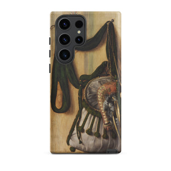 Trompe-l’oeil with Falconry Bag - Gijsbrechts Phone Case Samsung Galaxy S23 Ultra / Matte Phone Case Detailed Classical Painting Ornate