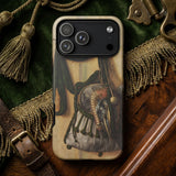 Trompe-l’oeil with Falconry Bag - Gijsbrechts Phone Case Vintage-style Phone Case Detailed Illustration Ornate Historical Satchel