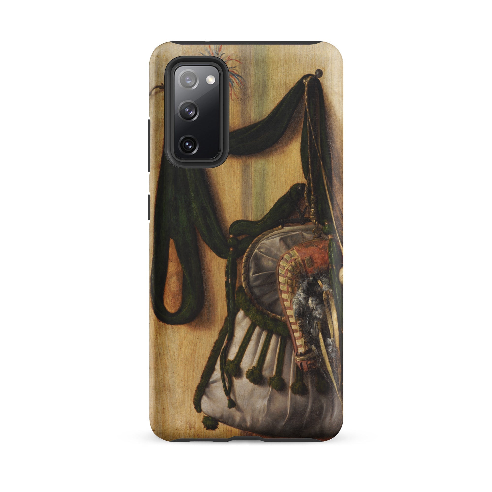 Trompe L’oeil with Falconry Bag Gijsbrechts Samsung Case, Galaxy S20 Fe / Matte, Smartphone Case Historical Oil Painting Sporran
