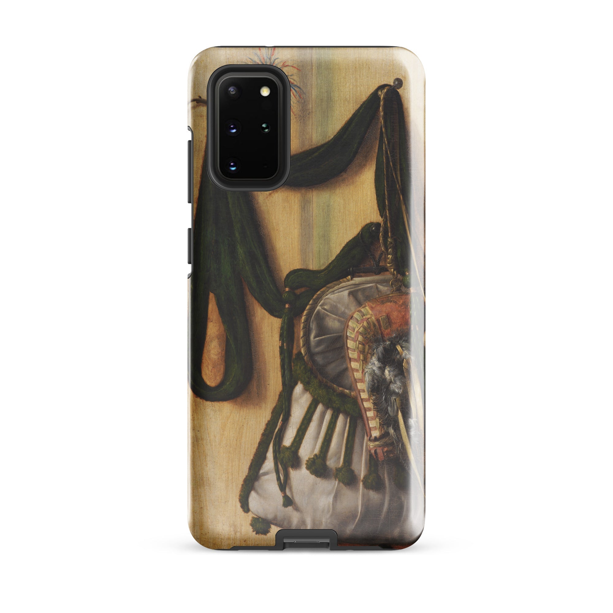 Trompe L’oeil with Falconry Bag Gijsbrechts Samsung Case, Galaxy S20 Plus / Gloss, Smartphone Case Classical Painting Musical Instrument
