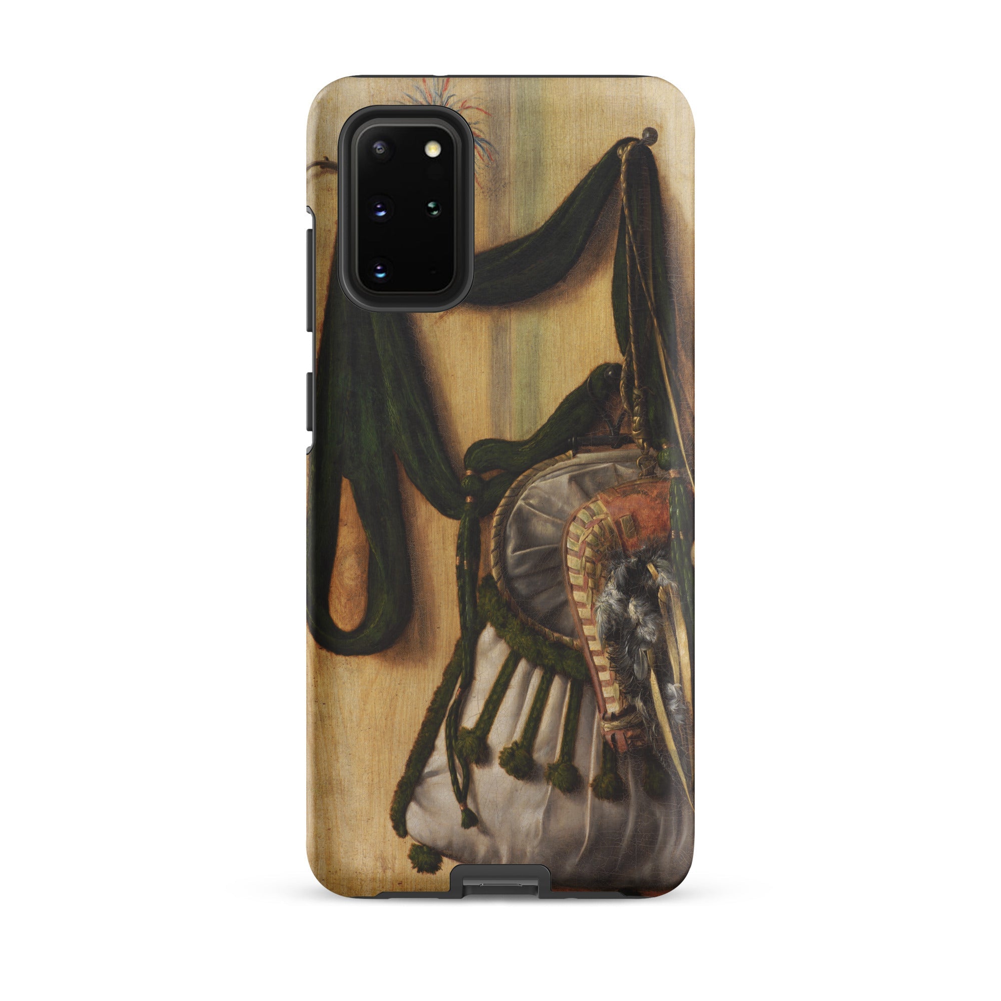 Trompe L’oeil with Falconry Bag Gijsbrechts Samsung Case, Galaxy S20 Plus / Matte, Smartphone Case Historical Painting Bagpipe