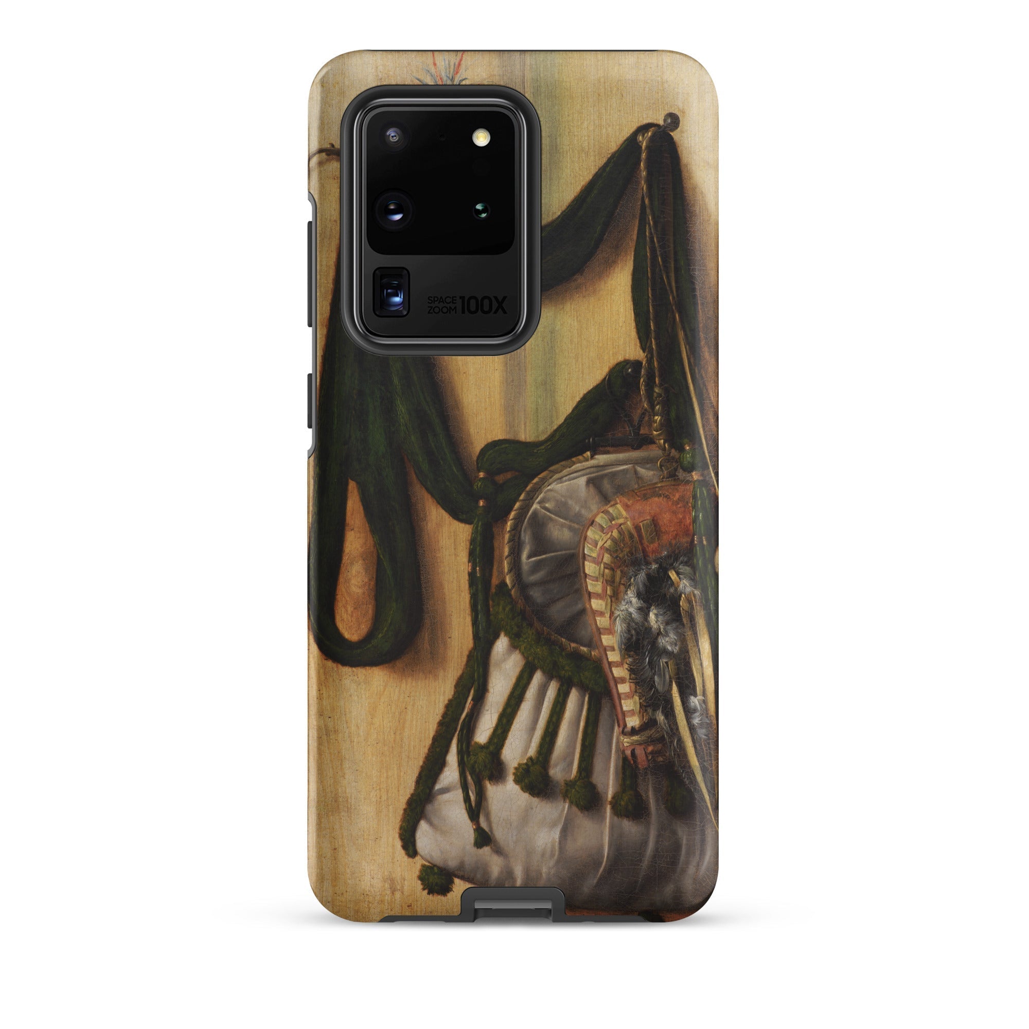 Trompe L’oeil with Falconry Bag Gijsbrechts Samsung Case, Galaxy S20 Ultra / Matte, Smartphone Case Historical Painting Sporran Sword
