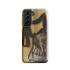 Trompe L’oeil with Falconry Bag Gijsbrechts Samsung Case, Galaxy S21 / Gloss, Smartphone Case Detailed Artistic Depiction Purse Handbag