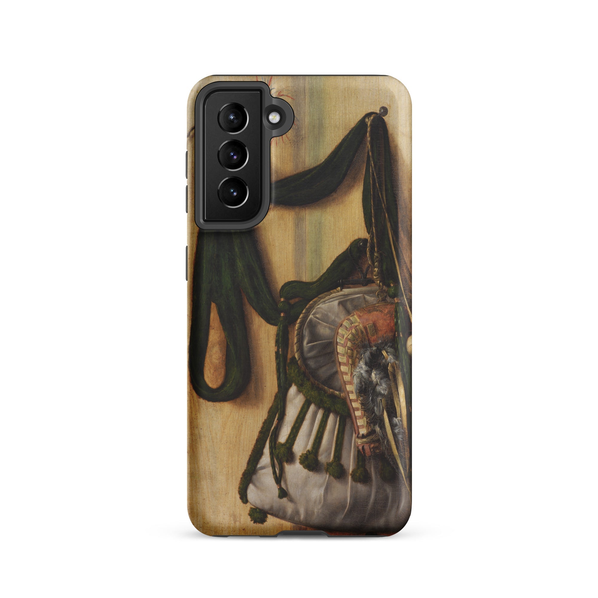 Trompe L’oeil with Falconry Bag Gijsbrechts Samsung Case, Galaxy S21 / Matte, Smartphone Case Printed Decorative Ornate Bag