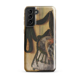 Trompe-l’oeil with Falconry Bag - Gijsbrechts Samsung Case, Galaxy S21 Plus / Gloss, Smartphone Case Printed Vintage-style Handbag