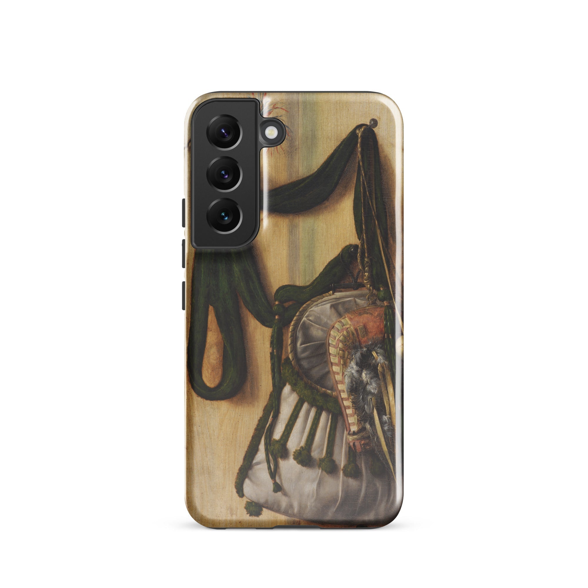 Trompe L’oeil with Falconry Bag Gijsbrechts Samsung Case, Galaxy S22 / Gloss, Smartphone Renaissance Style Painting Woman’s Lower Body