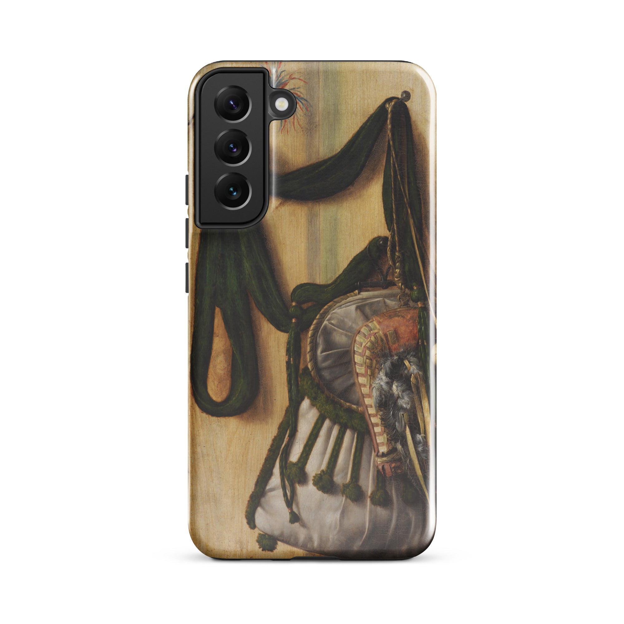 Trompe L’oeil with Falconry Bag Gijsbrechts Samsung Case, Galaxy S22 Plus / Gloss, Smartphone Case Historical Painting Pouch Purse