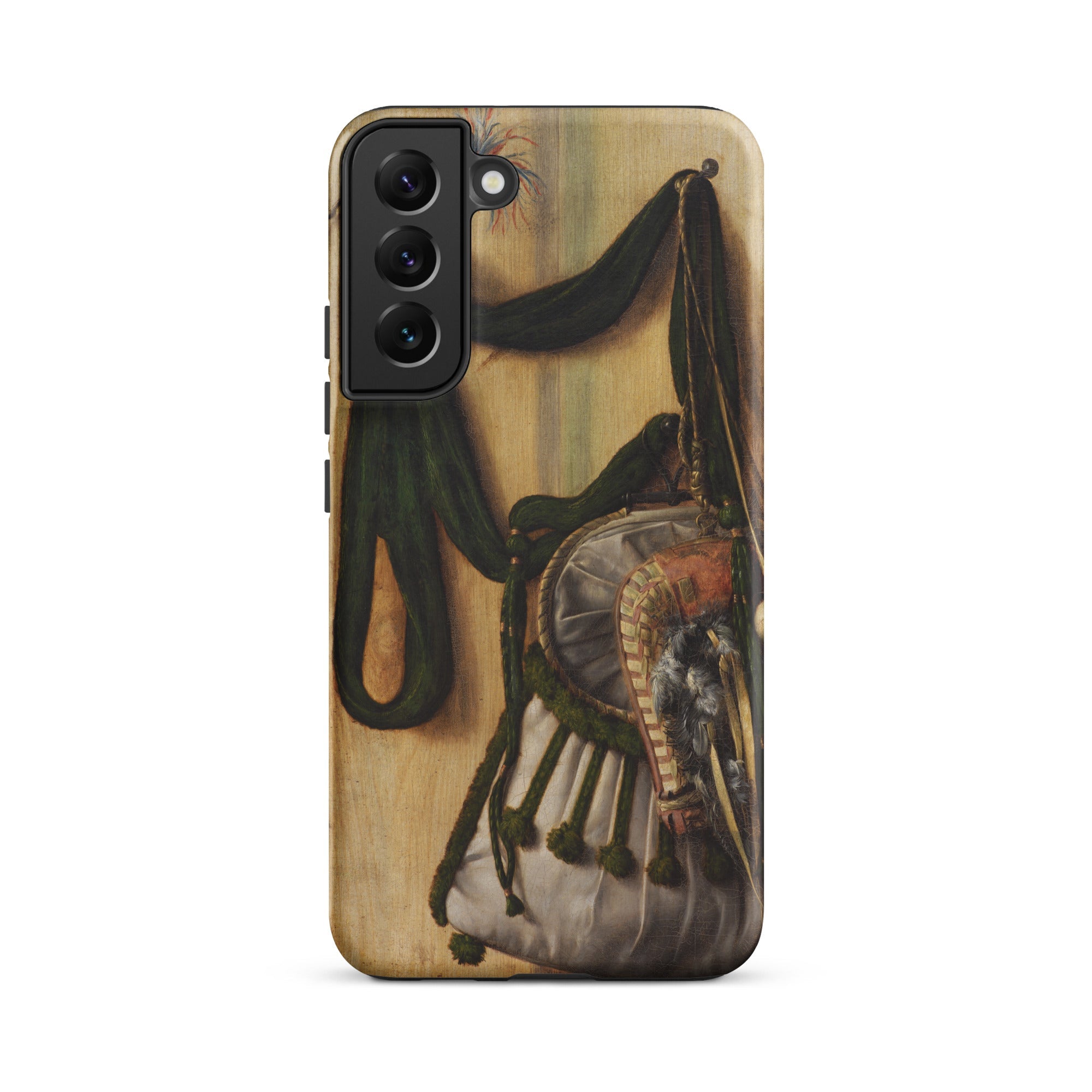 Trompe L’oeil with Falconry Bag Gijsbrechts Samsung Case, Galaxy S22 Plus / Matte, Smartphone Case Historical Painting Pouch Tassels