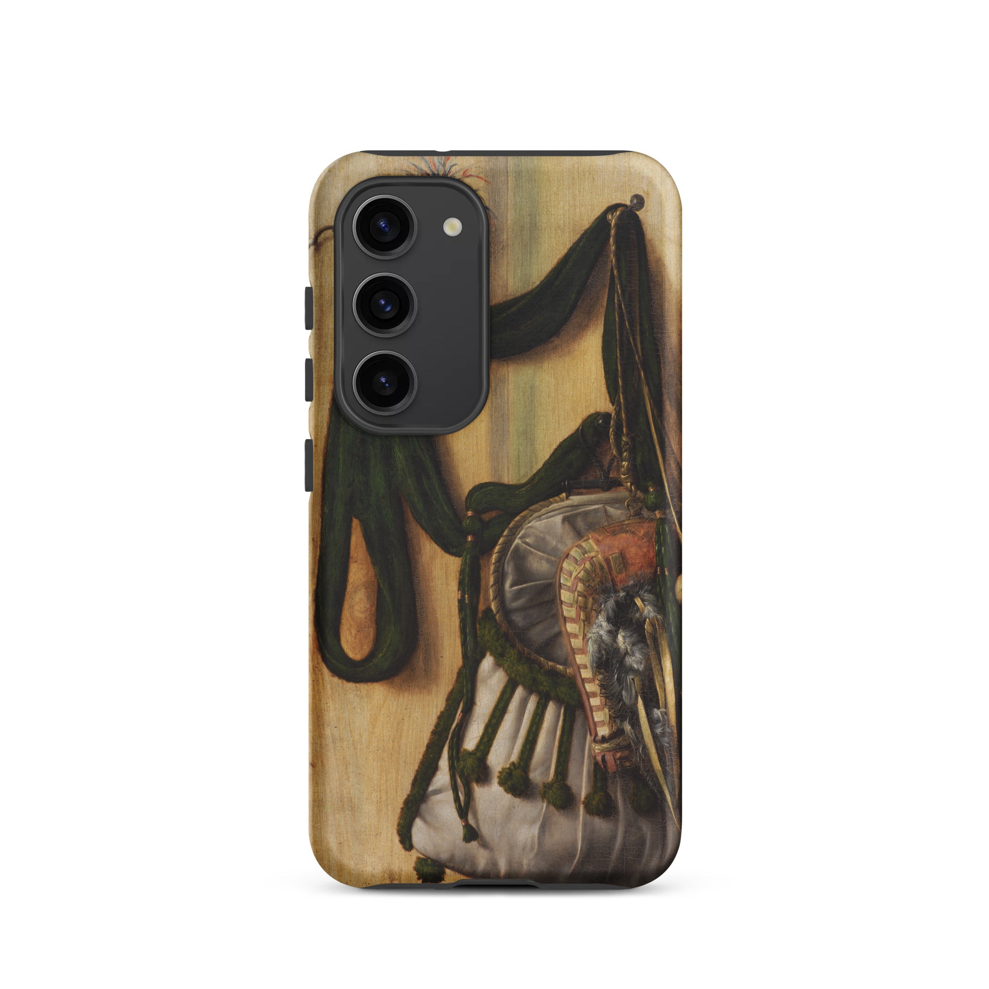 Trompe L’oeil with Falconry Bag Gijsbrechts Samsung Case, Galaxy S23 / Matte, Smartphone Case Historical Themed Design