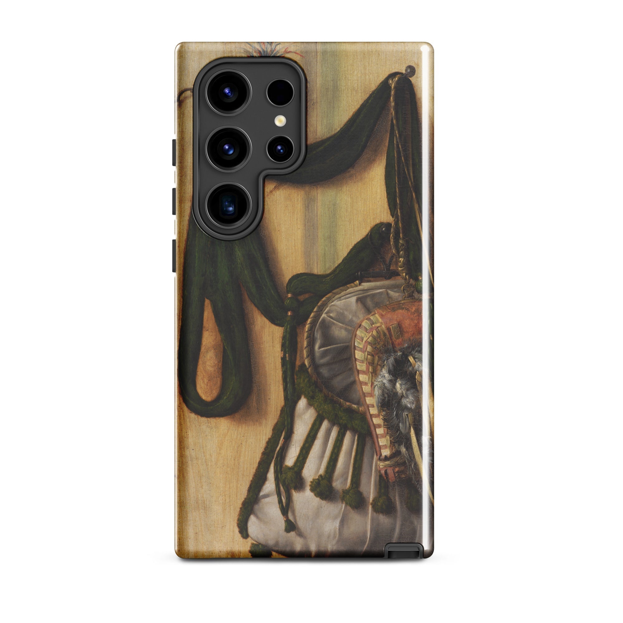 Trompe L’oeil with Falconry Bag Gijsbrechts Samsung Case, Galaxy S24 Ultra / Gloss, Smartphone Renaissance Style Painting Case