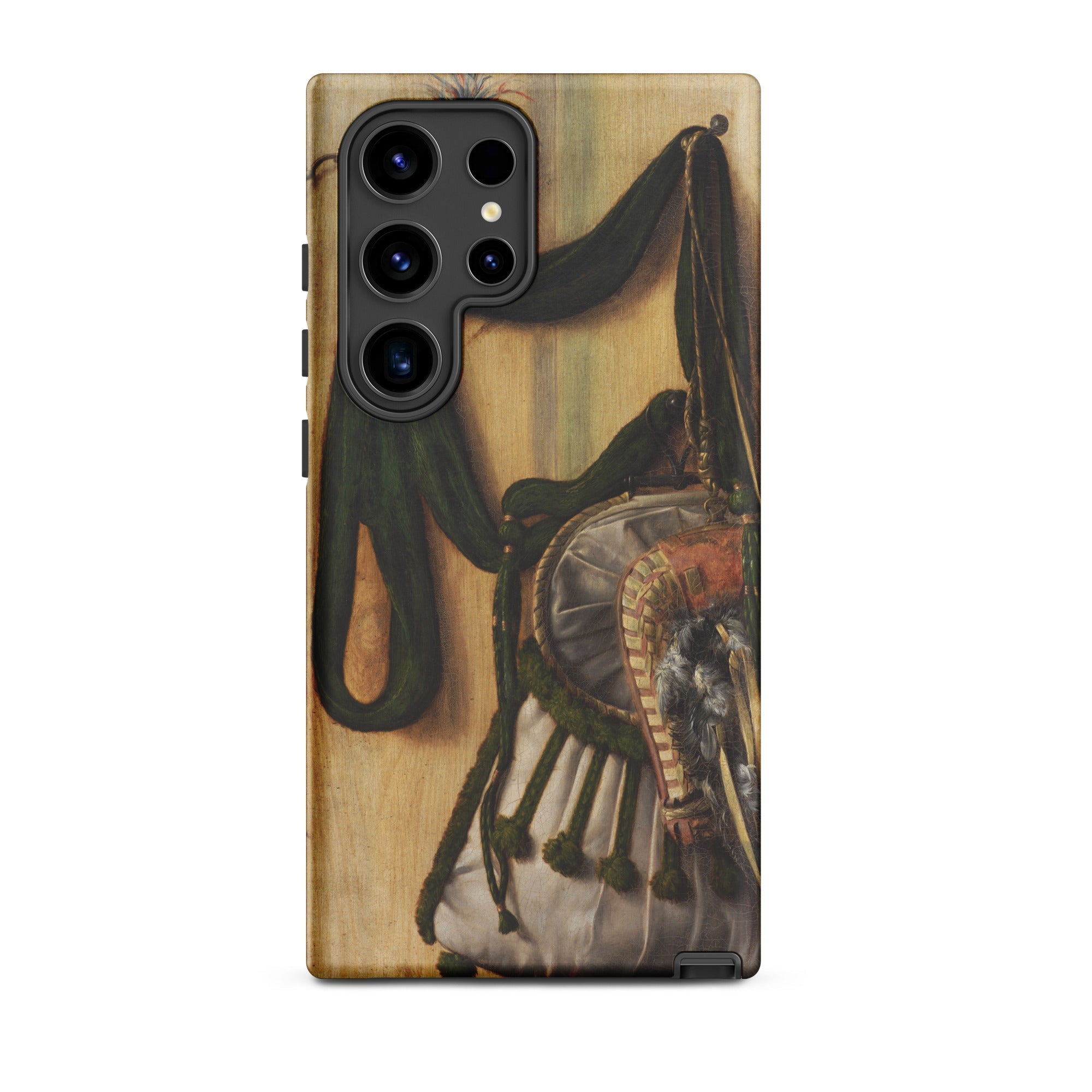 Trompe L’oeil with Falconry Bag Gijsbrechts Samsung Case, Galaxy S24 Ultra / Matte, Smartphone Case Classical Painting Horse’s Decorated