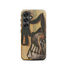 Trompe L’oeil with Falconry Bag Gijsbrechts Samsung Case, Galaxy S25 / Matte, Smartphone Case Historical Painting Design