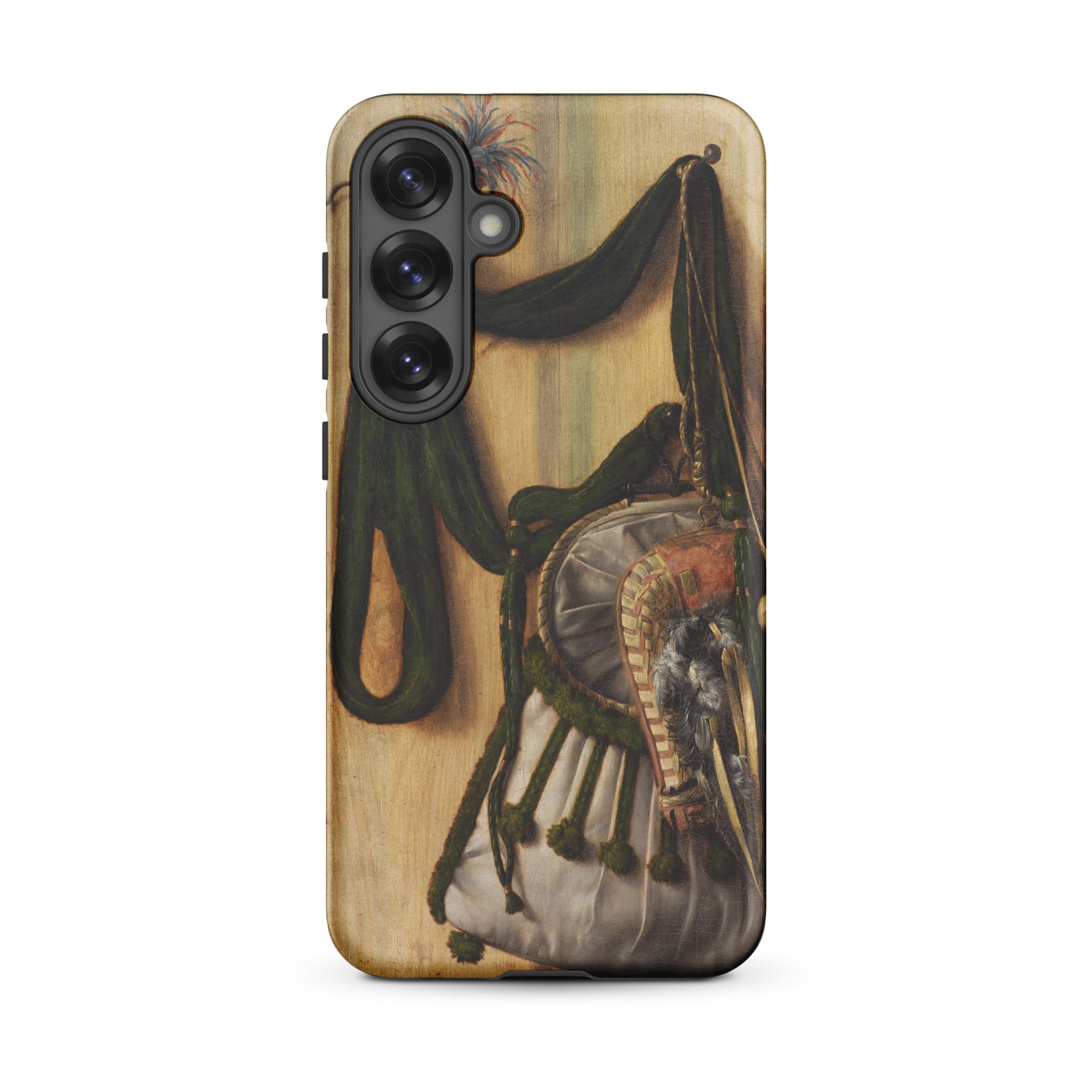 Trompe L’oeil with Falconry Bag Gijsbrechts Samsung Case, Galaxy S25 Plus / Matte, Smartphone Case Classical Painting Decorative Pouch