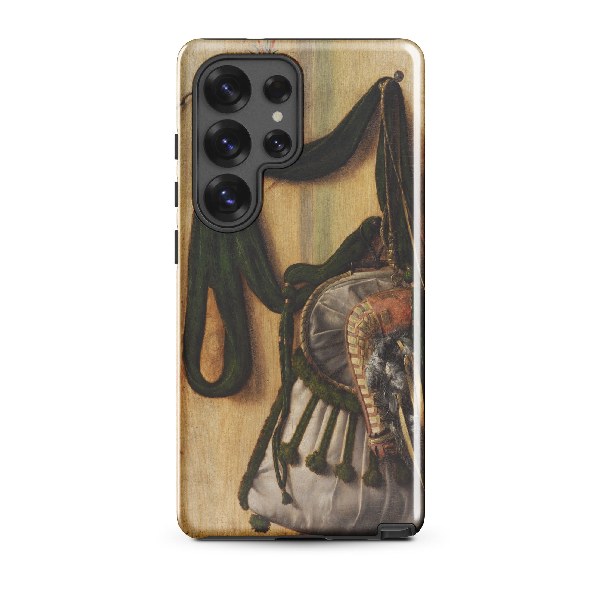 Trompe L’oeil with Falconry Bag Gijsbrechts Samsung Case, Galaxy S25 Ultra / Gloss, Smartphone Case Detailed Artistic Design