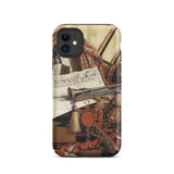 Trompe-l’oeil with Trumpet - Gijsbrechts Iphone Case, 11 / Matte, Artistic Phone Case