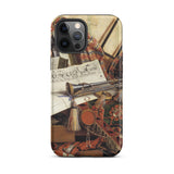 Trompe-l’oeil with Trumpet - Gijsbrechts Iphone Case, 12 Pro Max / Matte, Artistic Phone Case
