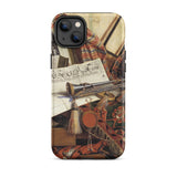 Trompe-l’oeil with Trumpet - Gijsbrechts Phone Case Iphone 14 Plus / Matte Artistic Phone Case Cornelis Norbertus Gijsbrechts,