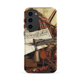 Trompe-l’oeil with Trumpet - Gijsbrechts Samsung Case, Galaxy S23 Plus / Matte, Phone Case Life Painting