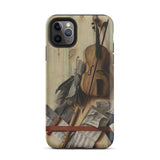 Trompe-l’oeil Violin Sheet Music & Recorder - Gijsbrechts Iphone Case, 11 Pro Max / Matte, Artistic Phone Case