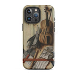 Trompe-l’oeil Violin Sheet Music & Recorder - Gijsbrechts Iphone Case, 16 Pro Max / Matte, Artistic Phone Case