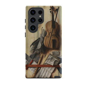 Trompe-l’oeil Violin Sheet Music & Recorder - Gijsbrechts Phone Case Samsung Galaxy S23 Ultra / Matte Phone Case Classical Life Painting