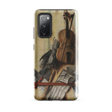 Trompe-l’oeil Violin Sheet Music & Recorder - Gijsbrechts Samsung Case, Galaxy S20 Fe / Gloss, Smartphone Musical Life Design Case