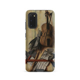 Trompe-l’oeil Violin Sheet Music & Recorder - Gijsbrechts Samsung Case, Galaxy S20 / Matte, Smartphone Case Violin Sheet Music Design