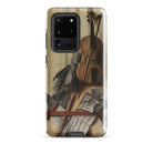 Trompe L’oeil Violin Sheet Music & Recorder Gijsbrechts Samsung Case, Galaxy S20 Ultra / Gloss, Smartphone Case Classical Musical