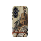 Trompe-l’oeil Violin Sheet Music & Recorder - Gijsbrechts Samsung Case, Galaxy S24 / Matte, Smartphone Case Classical Music Life Painting
