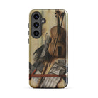 Trompe L’oeil Violin Sheet Music & Recorder Gijsbrechts Samsung Case, Galaxy S24 Plus / Gloss, Smartphone Case Classical Life Painting
