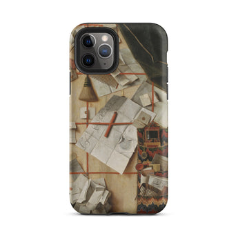 Trompe-l’oeil with a Wall of Letters - Gijsbrechts Iphone Case, 11 Pro / Matte, Artistic Phone Case