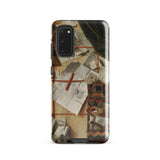 Trompe-l’oeil with a Wall of Letters - Gijsbrechts Phone Case Samsung Galaxy S20 / Gloss Phone Case Detailed Vintage-style Illustration