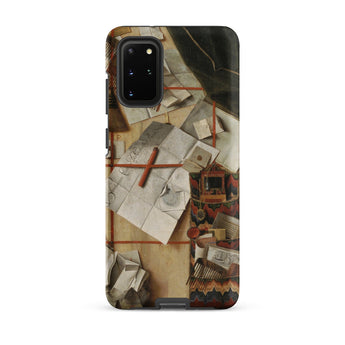 Trompe-l’oeil with a Wall of Letters - Gijsbrechts Phone Case Samsung Galaxy S20 Plus / Matte Phone Case Detailed Vintage-style Painting