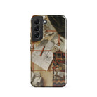 Trompe L’oeil with a Wall of Letters Gijsbrechts Samsung Case, Galaxy S22 / Gloss, Smartphone Case Printed Collage Papers Objects