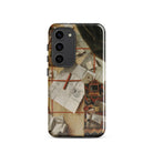 Trompe L’oeil with a Wall of Letters Gijsbrechts Samsung Case, Galaxy S23 / Gloss, Smartphone Creative Art Themed Case