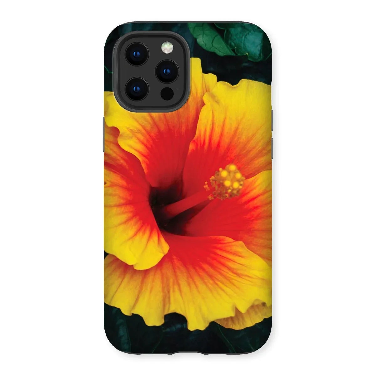 Tropicanarama - Tropical Hibiscus Iphone Case, 13 Pro Max / Matte, Kite-532906542, Vibrant Yellow Red Hibiscus Flower