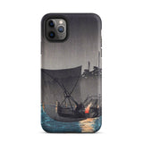 Tsukuda Island - Hiroaki Takahashi Iphone Case, 11 Pro Max / Matte, Phone Case Boat Scene